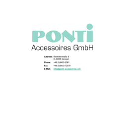 Ponti Accessoires